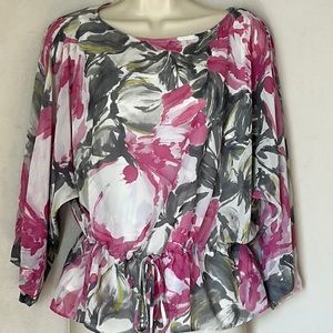 JONES WEAR | SHEER TUNIC | SIZE 6 | DETACHABLE LINING | OVERSIZED